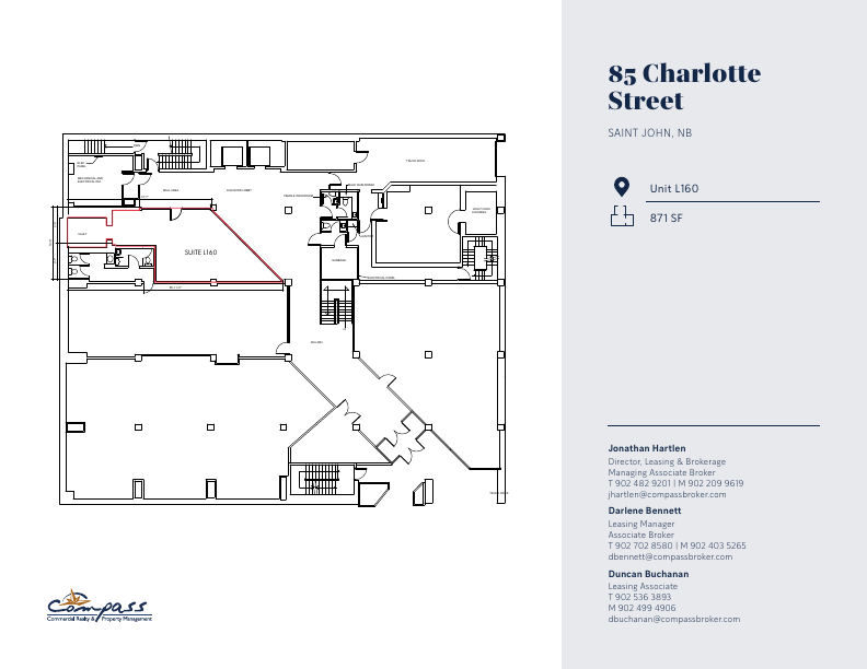 L160 - 85 Charlotte St, Saint John, NB floorplan