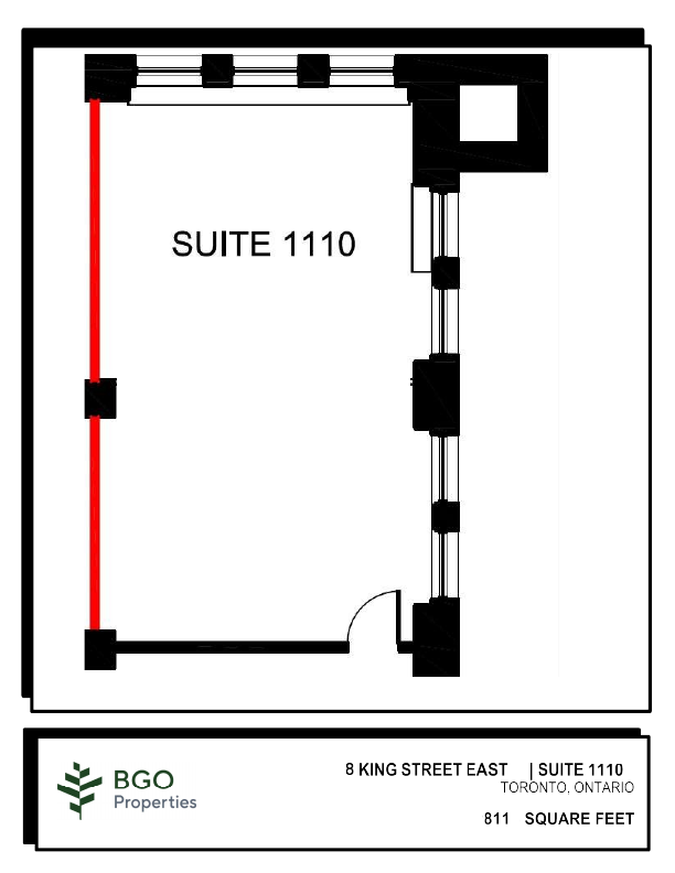 1110 - 8 King Street East, Toronto, ON floorplan