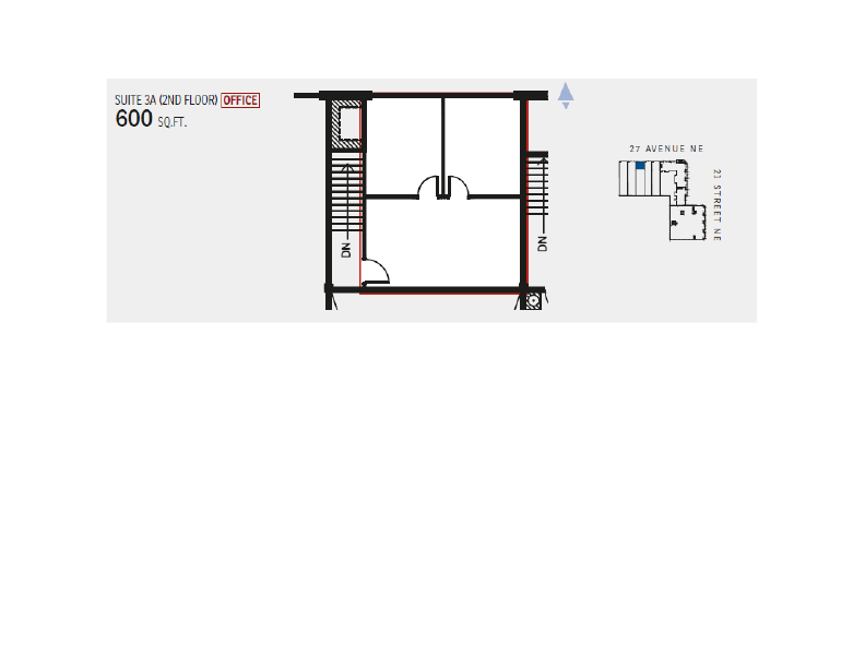 3A - 2115 27 Avenue Northeast, Calgary, AB floorplan