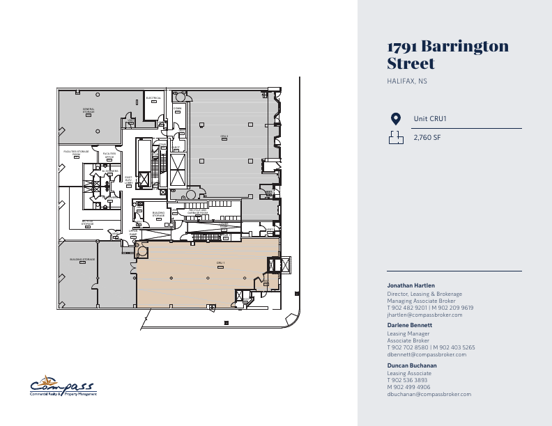 CRU1 - 1791 Barrington Street, Halifax, NS floorplan
