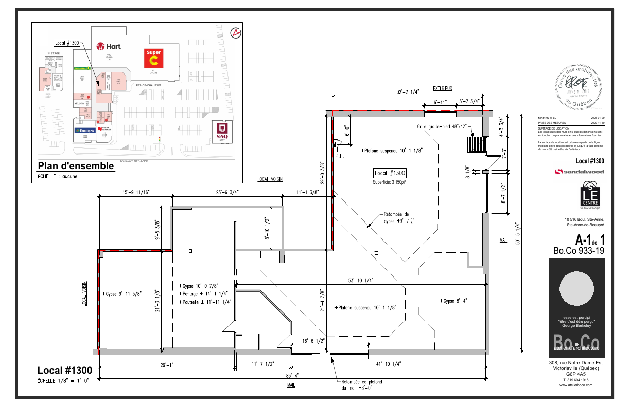 1300 - 10516 Boulevard Sainte-Anne, Sainte-Anne-de-Beaupré, QC floorplan