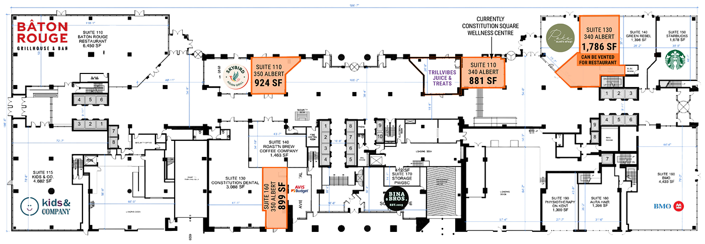 110 - 340 Albert St, Ottawa, ON floorplan