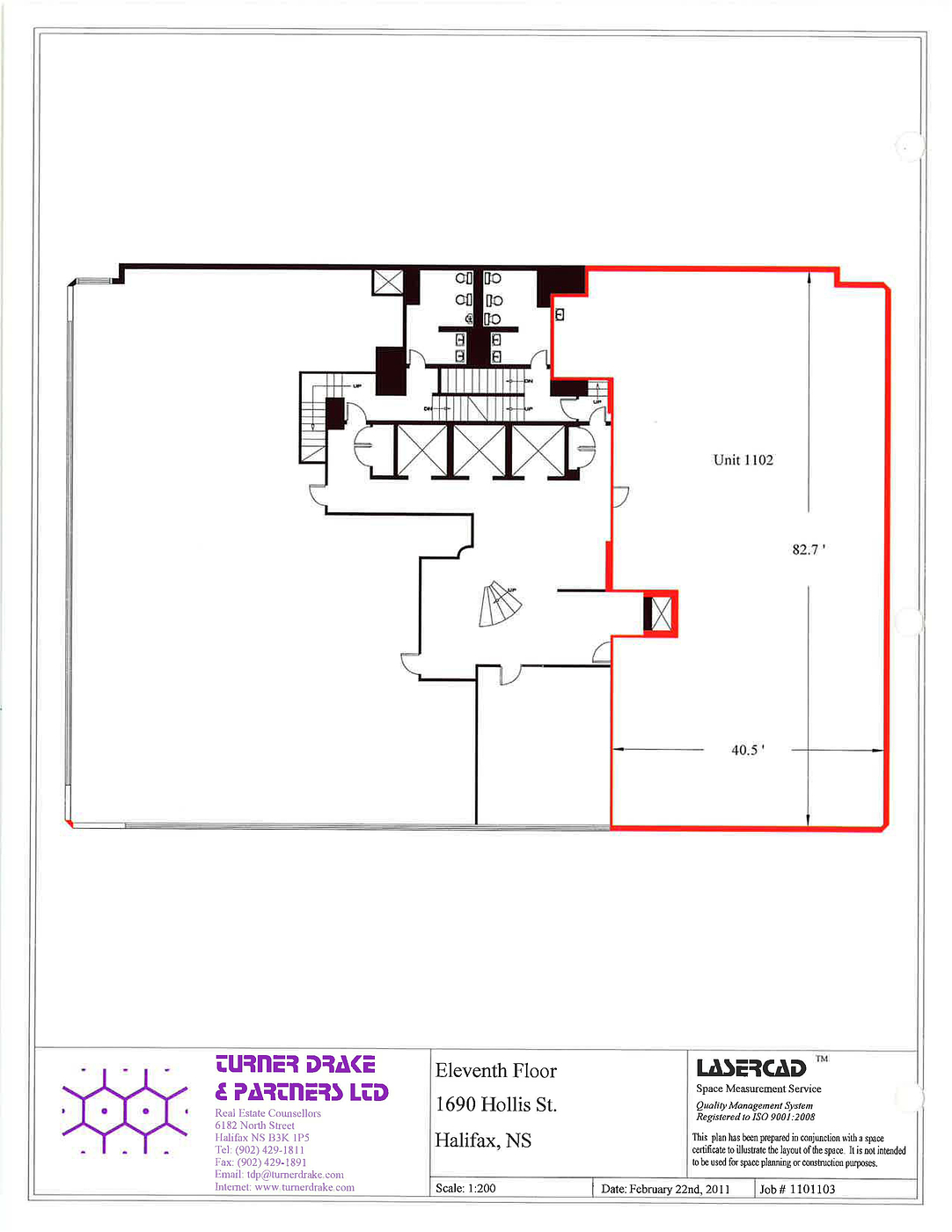 All Units - 1690 Hollis St, Halifax, NS floorplan