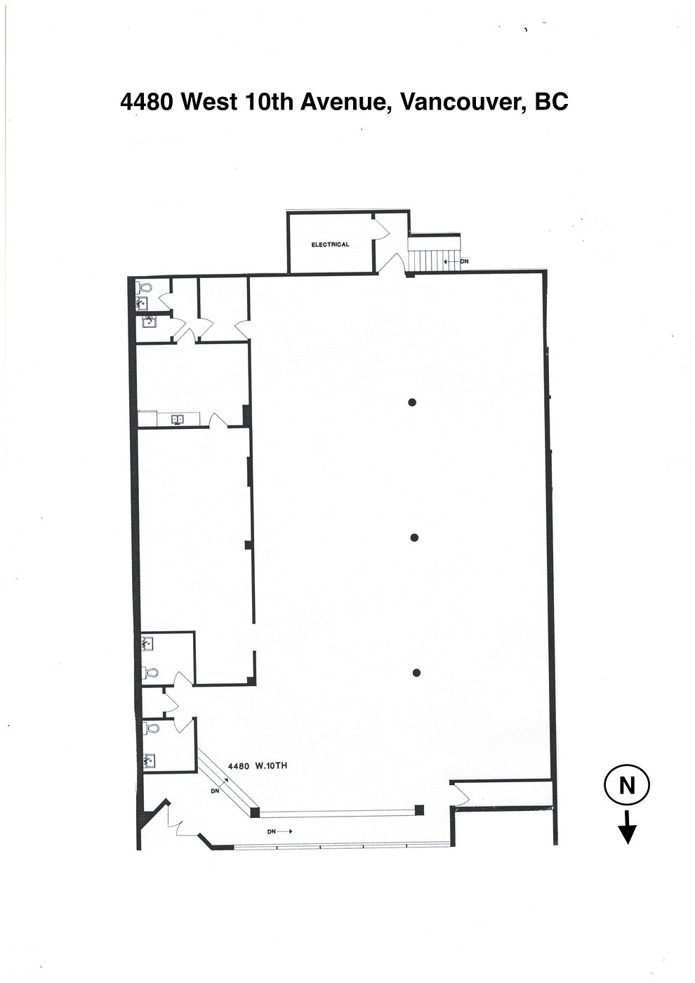 4480 West 10th Avenue, Vancouver, BC floorplan