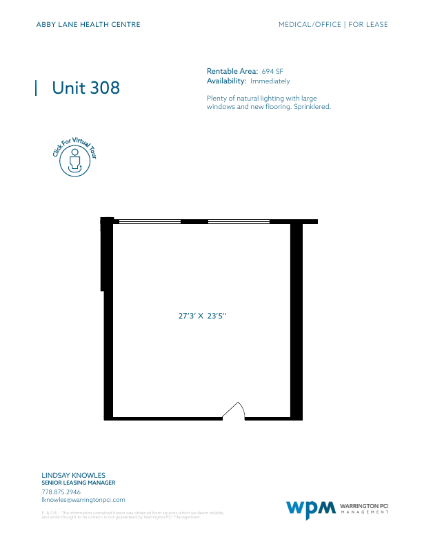Suite 308 - 107-15331 16 Avenue, Surrey, BC floorplan