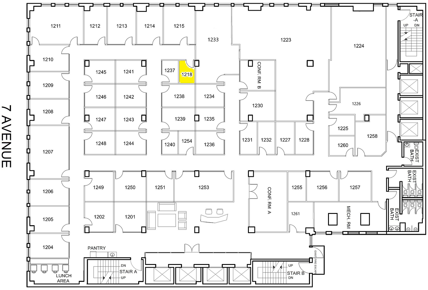 1218 - 469 7th Avenue, New York, NY floorplan