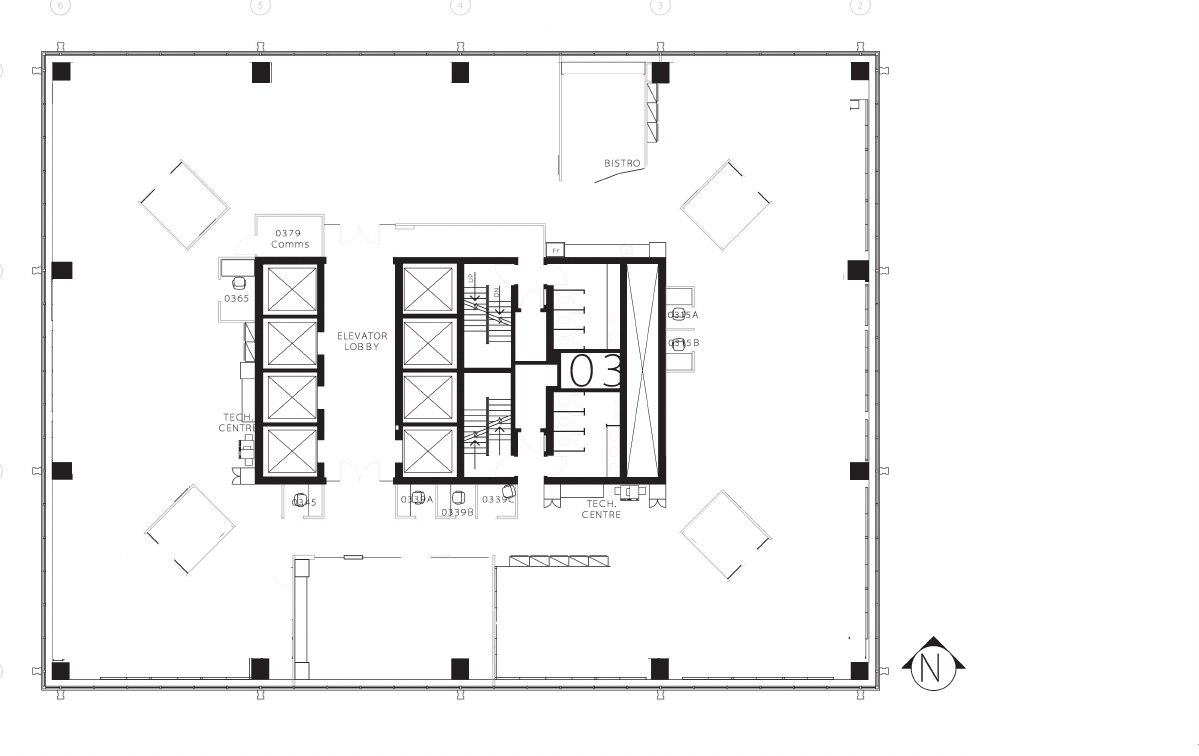 0300 - 400-355 4 Avenue Southwest, Calgary, AB floorplan