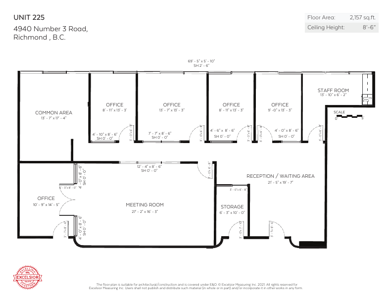 225 - 4940 Number 3 Road, Richmond, BC floorplan