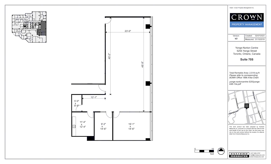 705 - 5255 Yonge Street, Toronto, ON floorplan