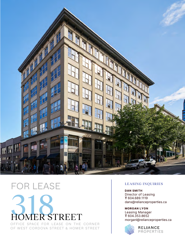 610 - 318 Homer Street, Vancouver, BC floorplan