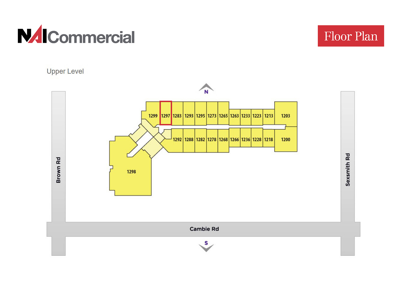 1297 - 3779 Sexsmith Road, Richmond, BC floorplan