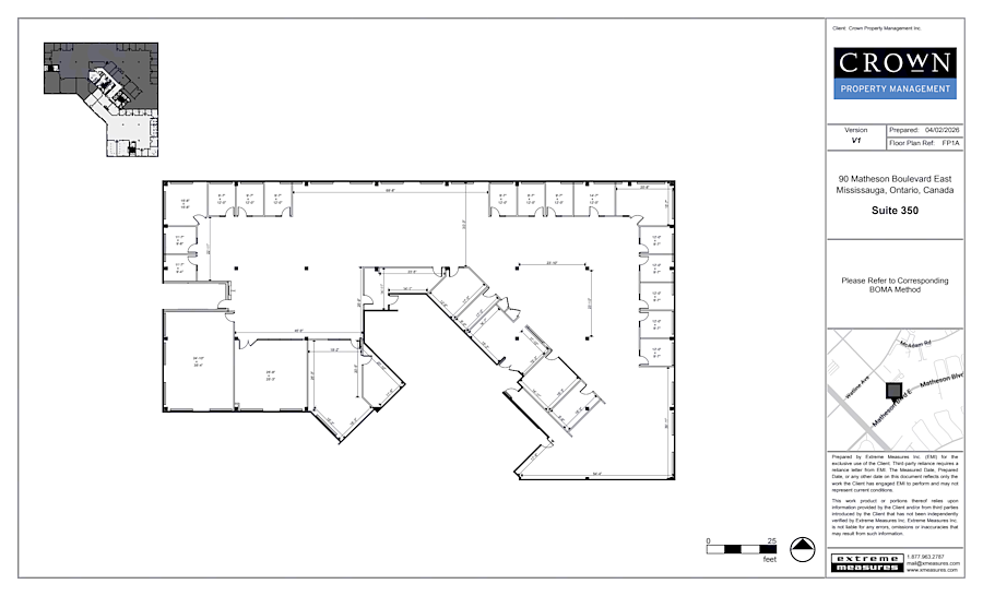 350 - 90 Matheson Boulevard West, Mississauga, ON floorplan