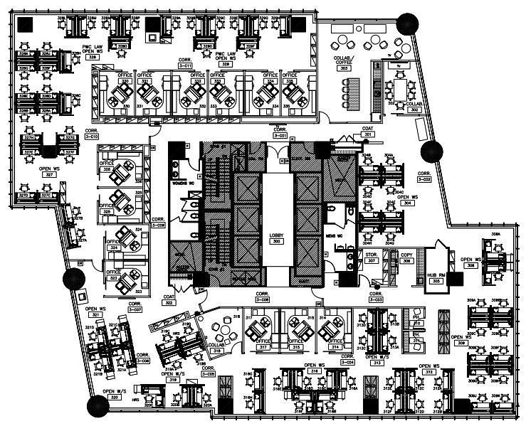 300 - 250 Howe St, Vancouver, BC floorplan