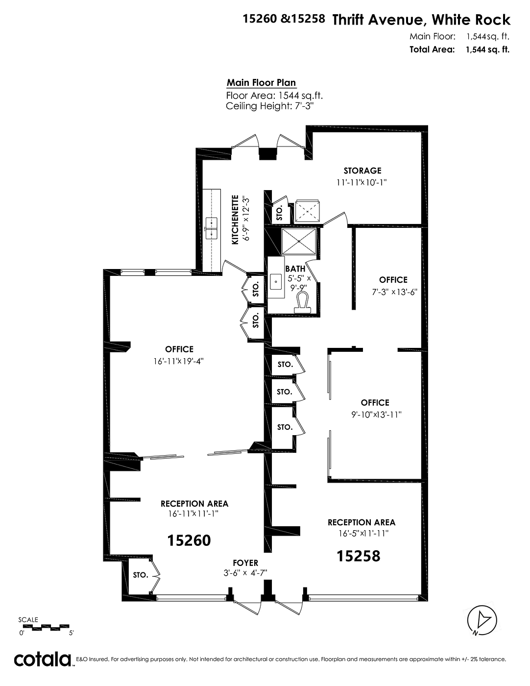 15258 & 15260 Thrift Ave, White Rock, BC floorplan
