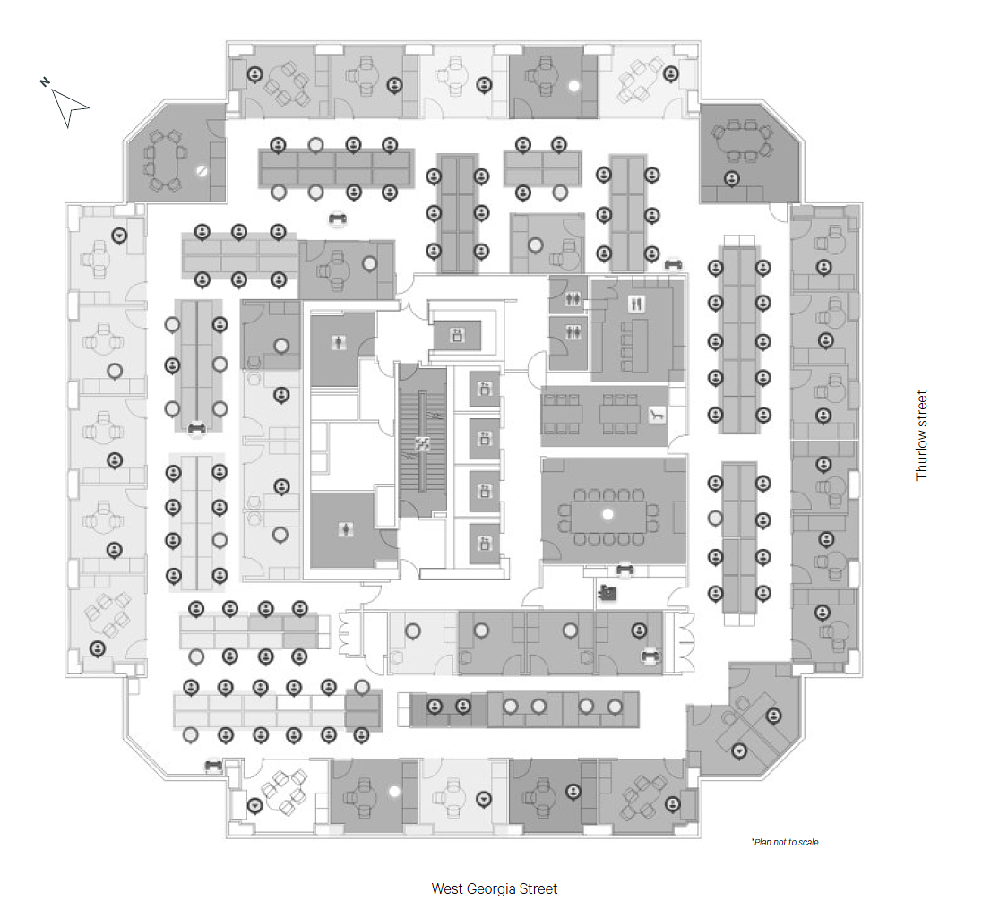 2200 - 1111 West Georgia Street, Vancouver, BC floorplan