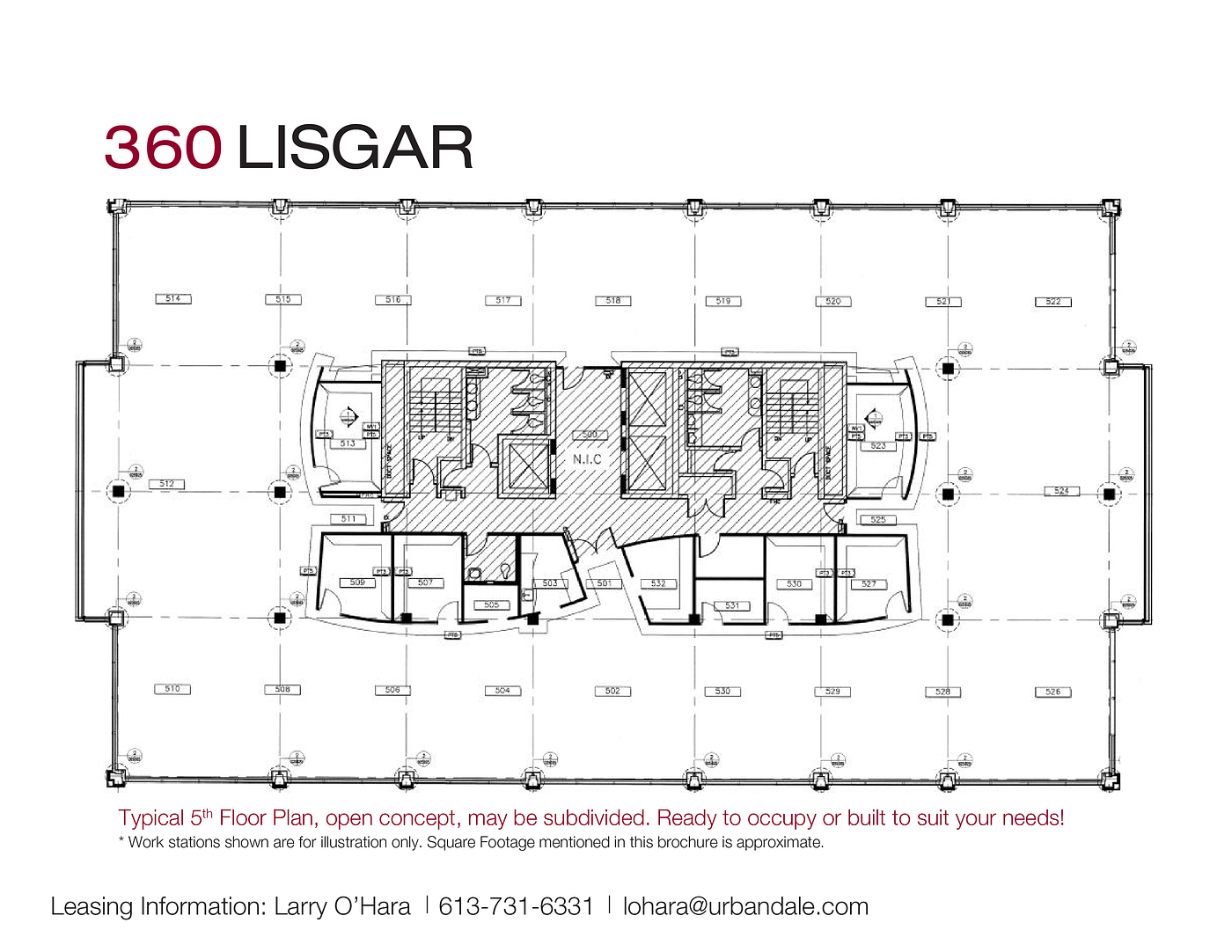 5th Floor - 360 Lisgar Street, Ottawa, ON floorplan