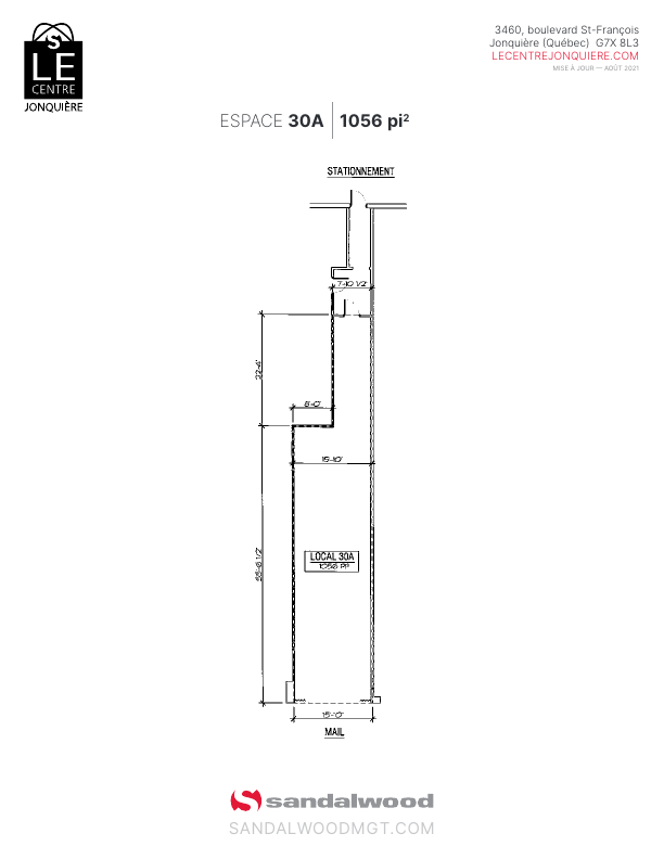 30A - 3460 Boulevard Saint François, Saguenay, QC floorplan