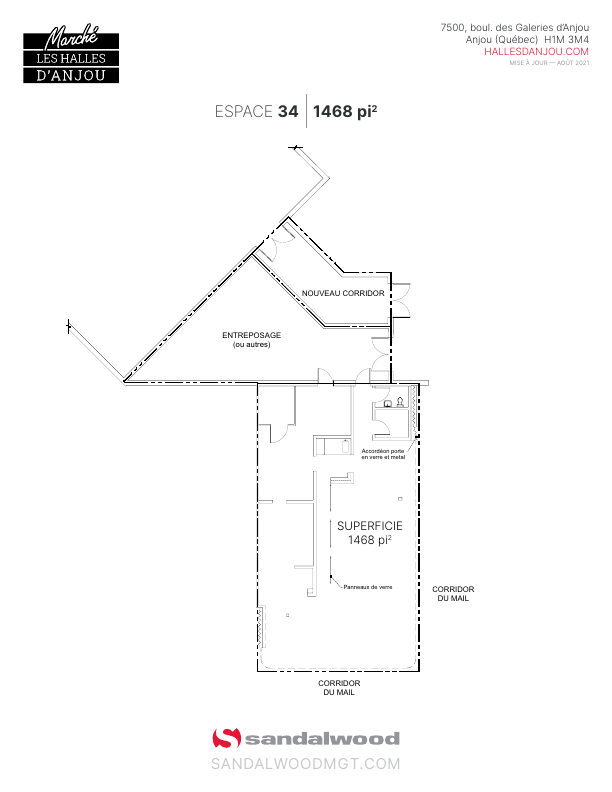 34 - 7500 Boulevard des Galeries d'Anjou, Montréal, QC floorplan