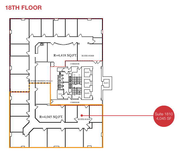 1810 - 633 6 Avenue Southwest, Calgary, AB floorplan