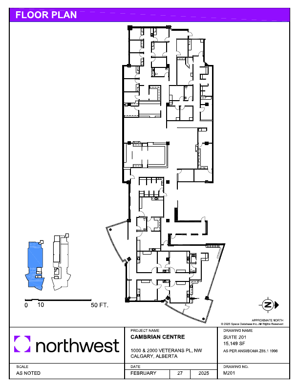 201 - 2000 Veterans Place Northwest, Calgary, AB floorplan