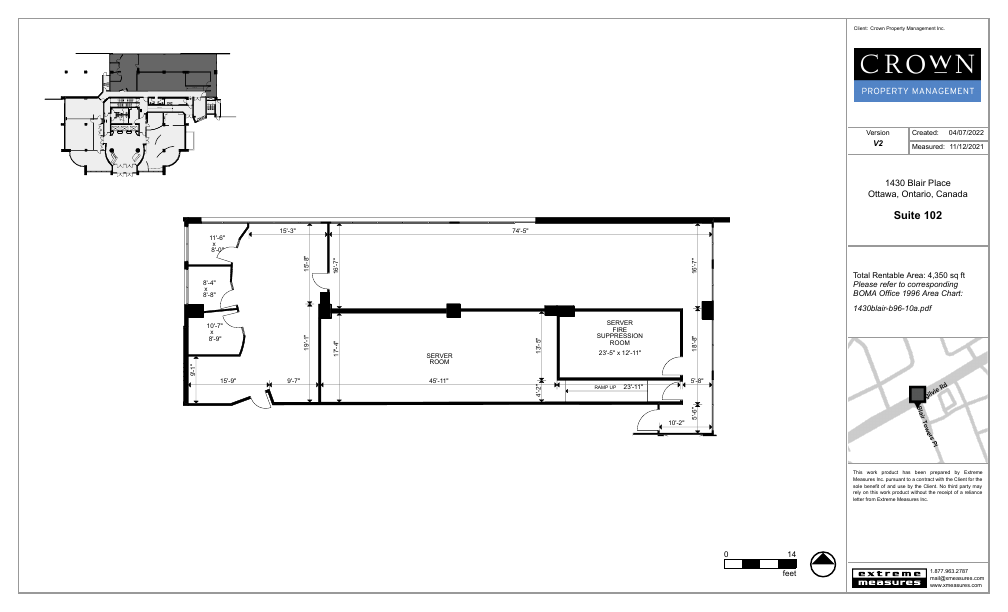 102 - 1430 Blair Towers Place, Ottawa, ON floorplan