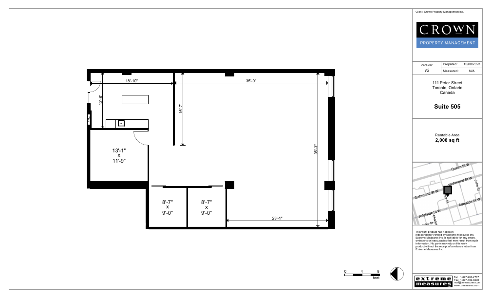 505 - 111 Peter Street, Toronto, ON floorplan