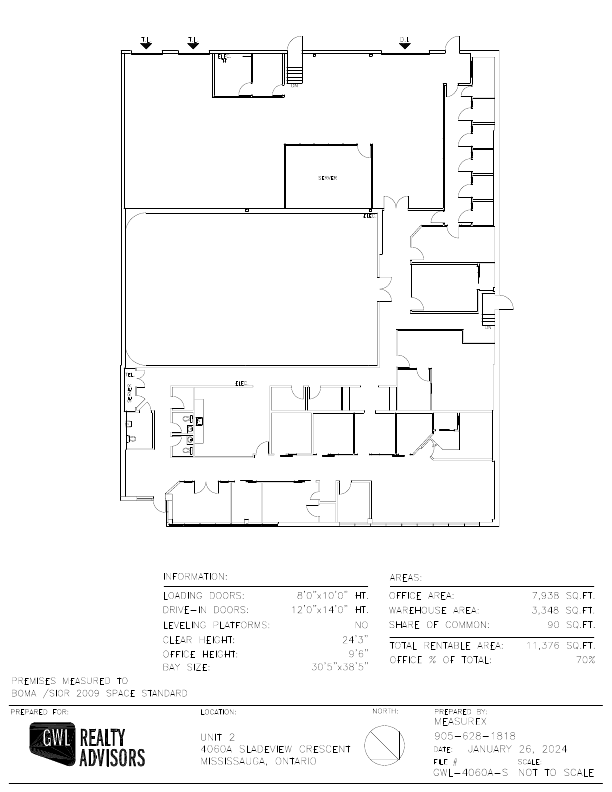 2-4060A - 4140 Sladeview Crescent, Mississauga, ON floorplan