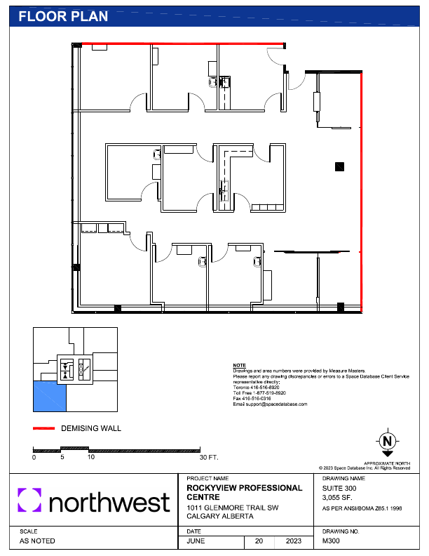 300 - 1011 Glenmore Trail SW, Calgary, AB floorplan