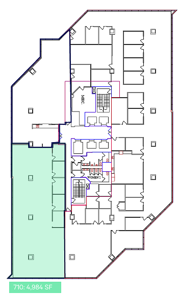 710 - 1100 1 St SE, Calgary, AB floorplan