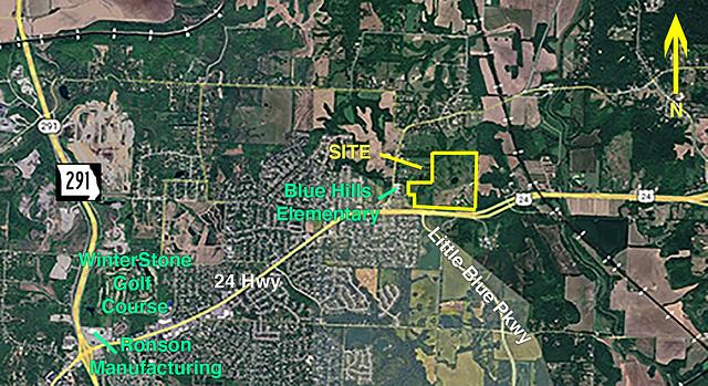 N & E of US 24 Hwy & N. Blue Mills Road , Independence, MO