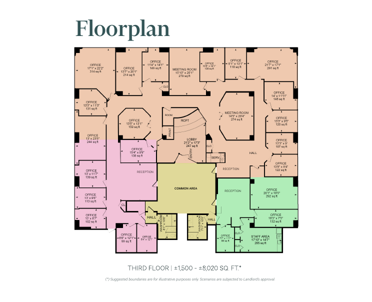 3rd floor - 860 Main St, Moncton, NB floorplan
