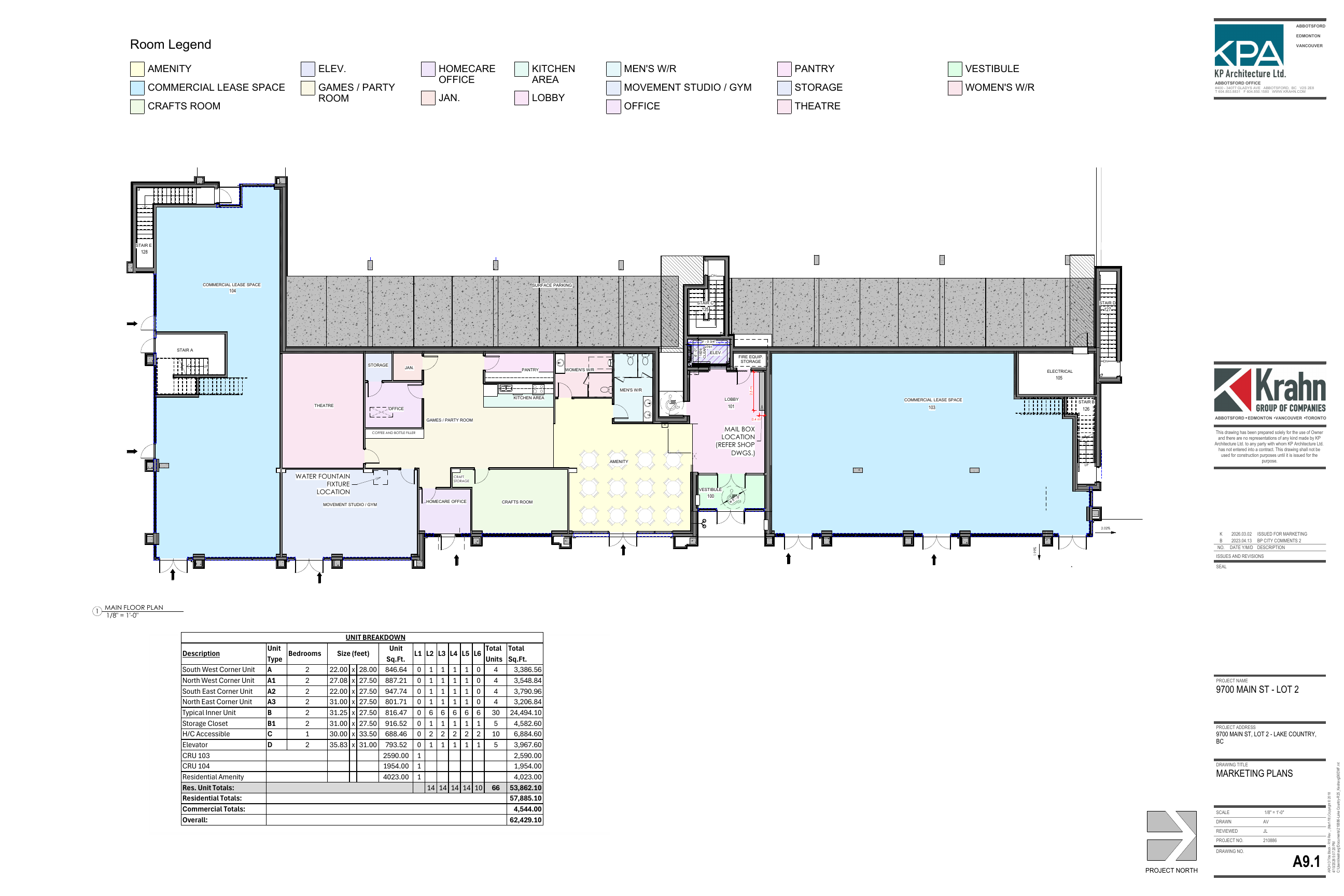 103 - 9700 Main Street, Lake Country, BC floorplan