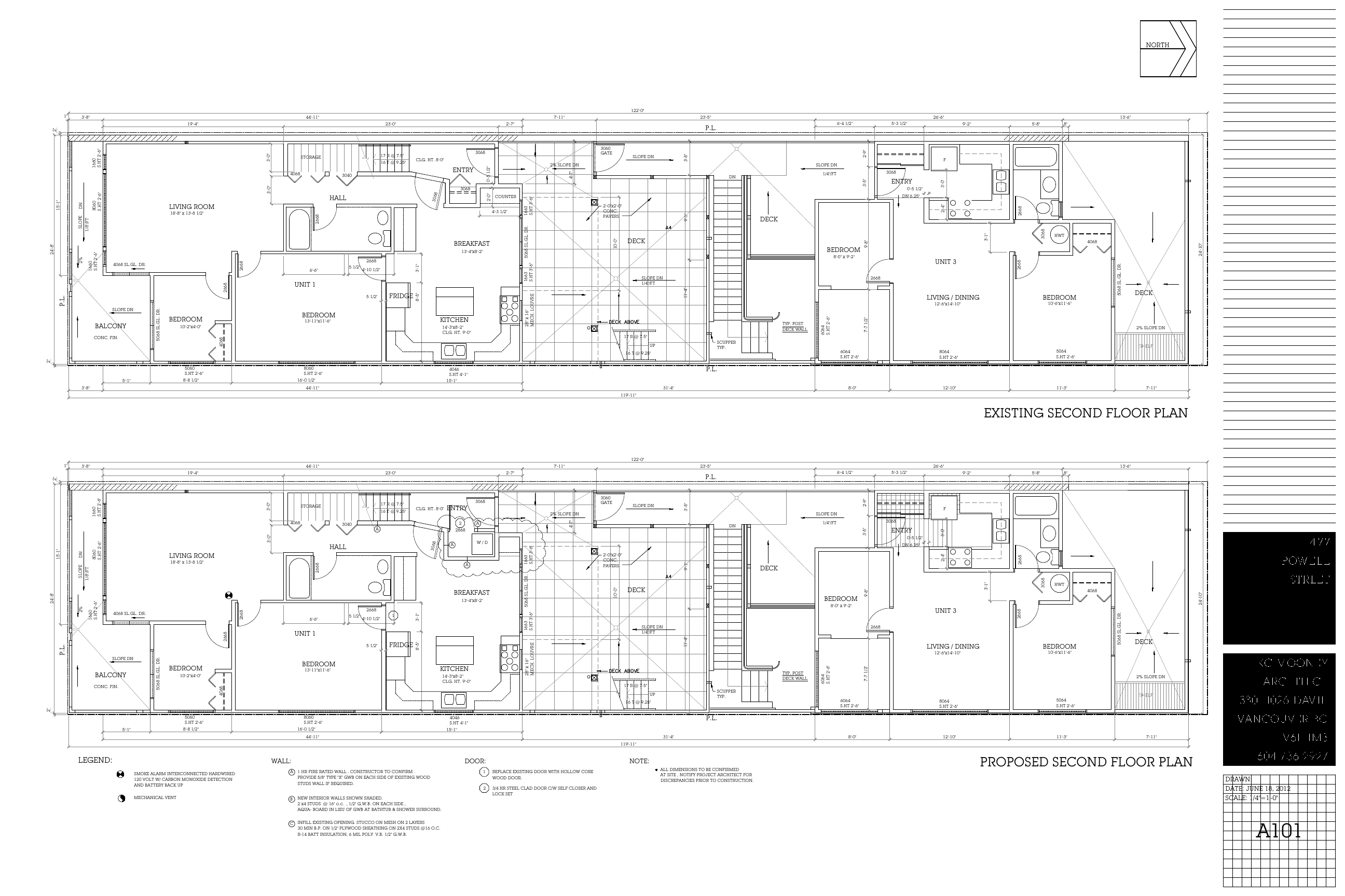 477 Powell St, Vancouver, BC floorplan
