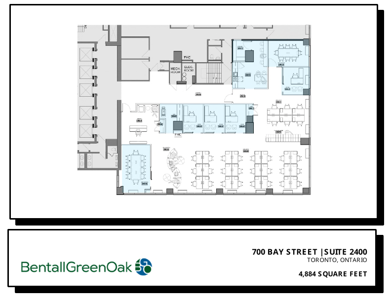 2400 - 700 Bay Street, Toronto, ON floorplan
