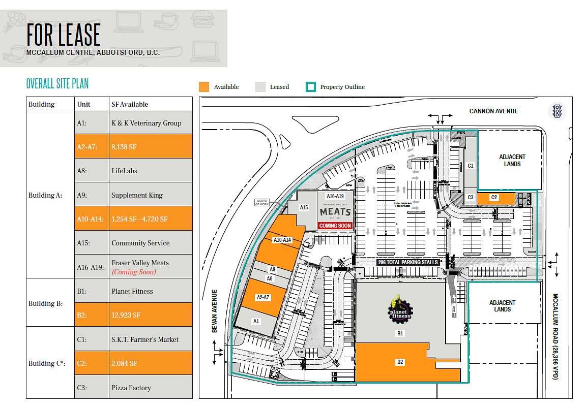 CRU A10-A14 - 2369 McCallum Road, Abbotsford, BC floorplan
