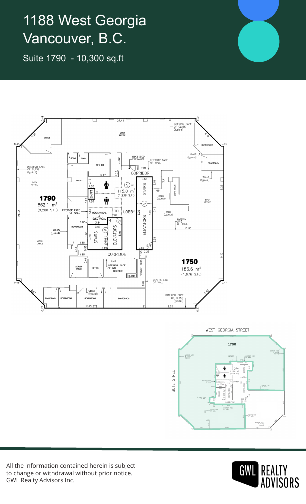 1790 - 1188 West Georgia Street, Vancouver, BC floorplan