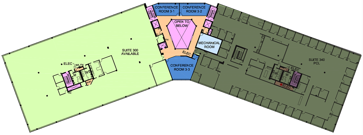 300W - 3030 2 Avenue Southeast, Calgary, AB floorplan