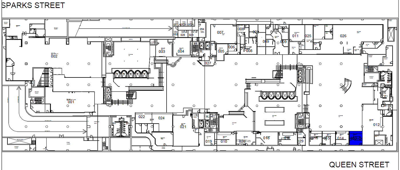 C1-013 - 240 Sparks Street, Ottawa, ON floorplan