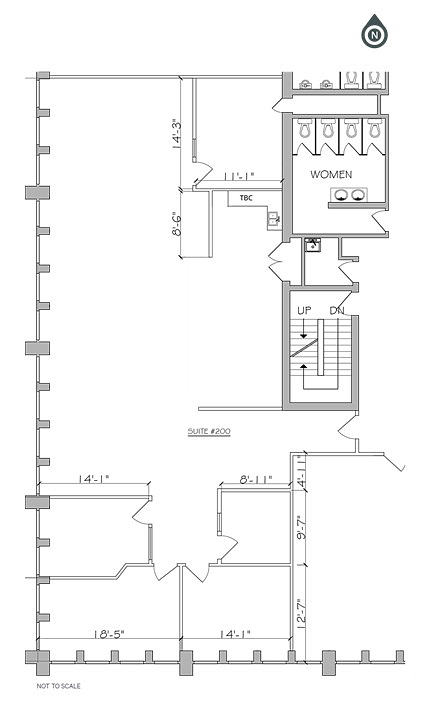 200 - 1155 West Pender Street, Vancouver, BC floorplan