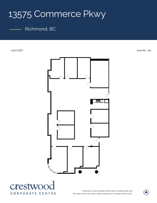 160 - Bldg 6 - 13575 Commerce Pkwy, Richmond, BC floorplan