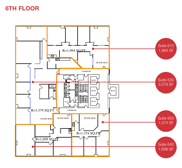 650 - 633 6 Avenue Southwest, Calgary, AB floorplan
