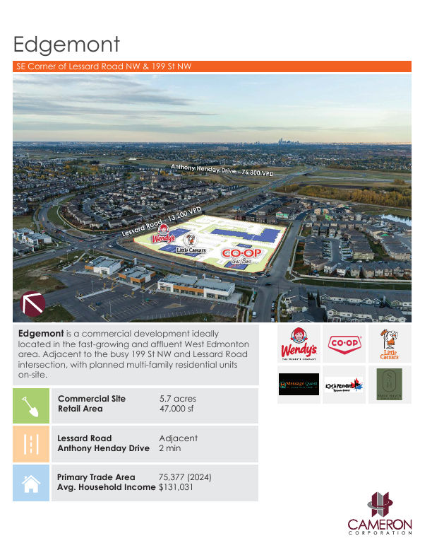 130 - 128 Edgemont Road Northwest, Edmonton, AB floorplan