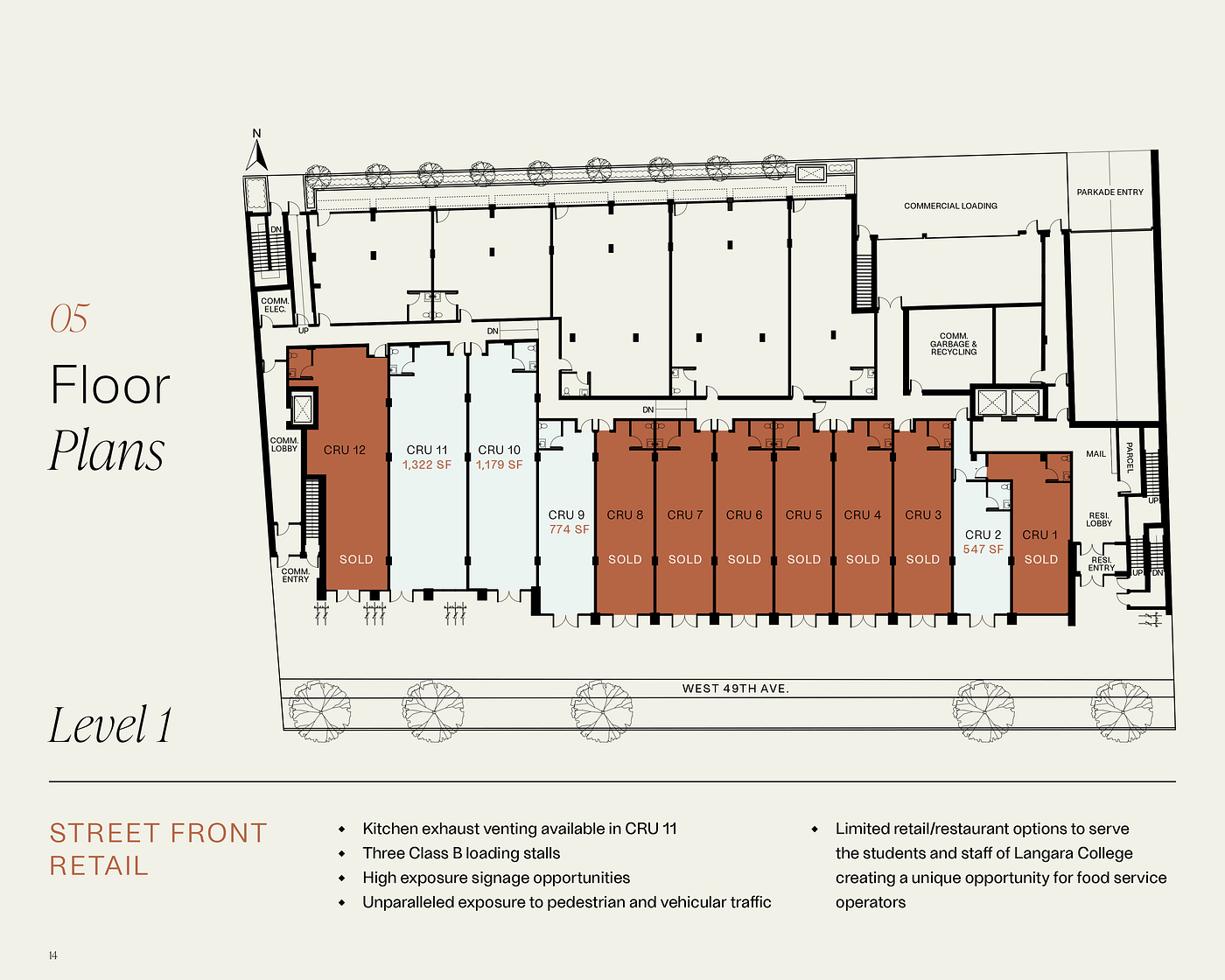 121 - 131 West 49th Avenue, Vancouver, BC floorplan