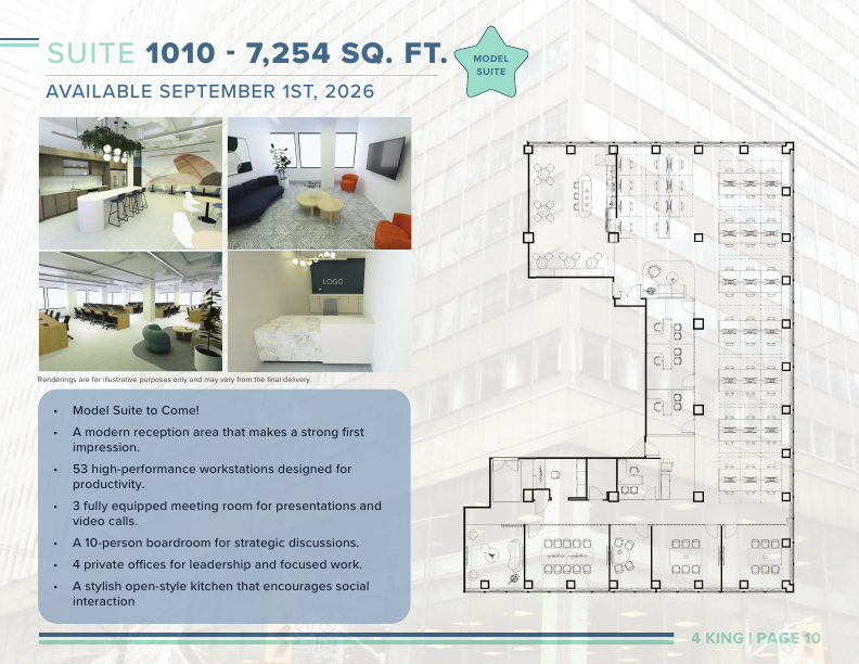 1010 - 4 King Street West, Toronto, ON floorplan