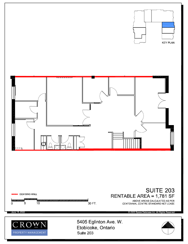 203 - 5405 Eglinton Avenue West, Toronto, ON floorplan