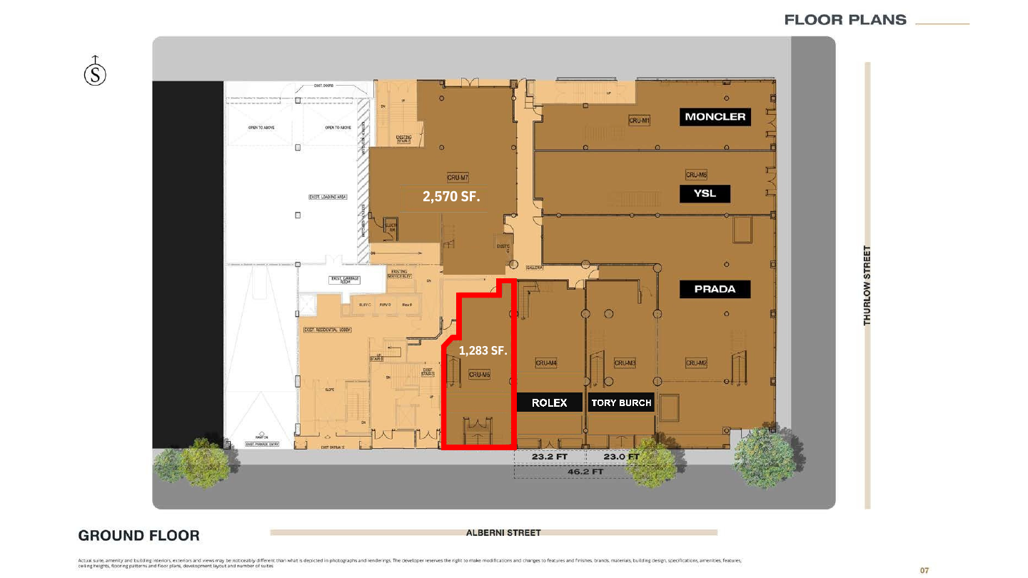 CRU 5 - 1080 Alberni Street, Vancouver, BC floorplan