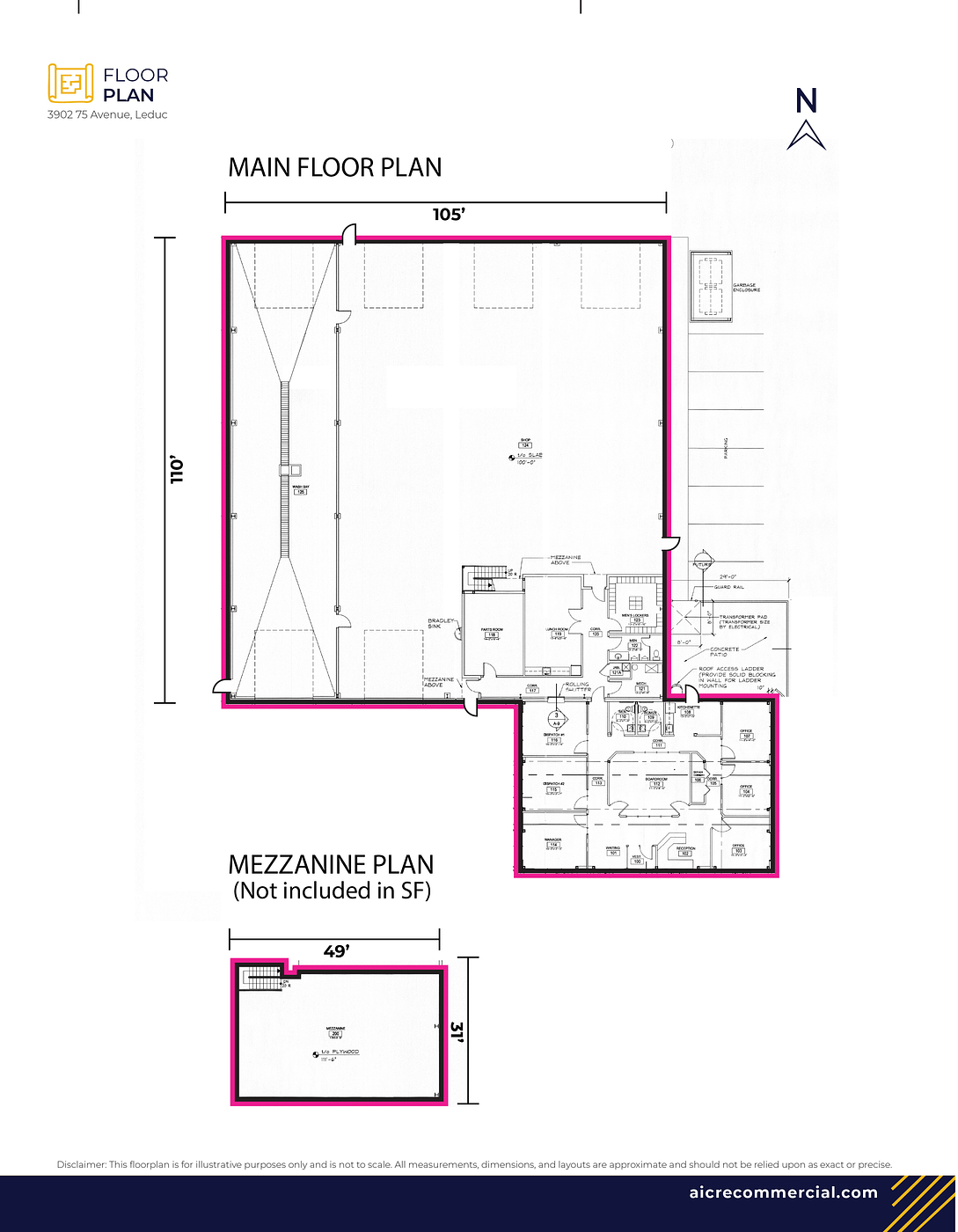 3902 75 Avenue, Leduc, AB floorplan