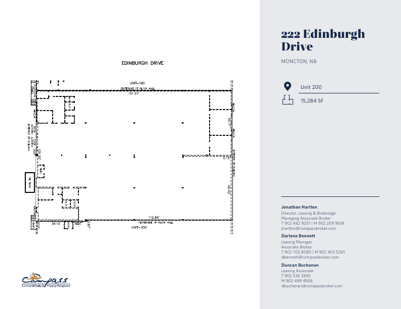 200 - 222 Edinburgh Drive, Moncton, NB floorplan