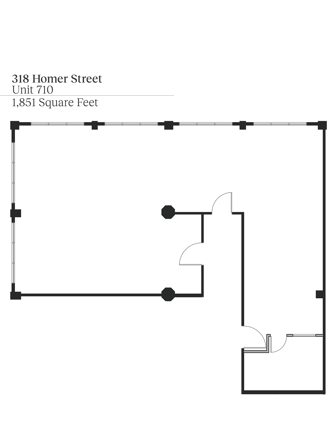 710 - 318 Homer Street, Vancouver, BC floorplan