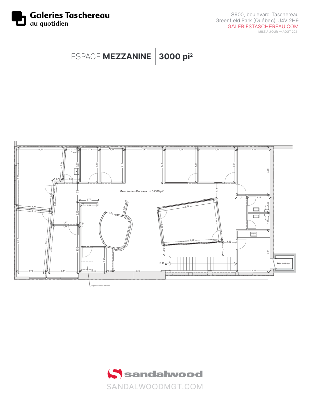 ADM - 3900 Boulevard Taschereau, Longueuil, QC floorplan